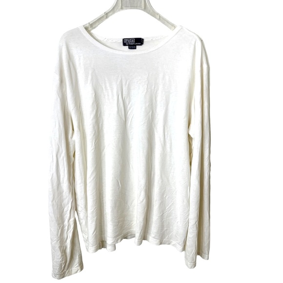 POLO LONG SLEEVE TEE 100% COTTON SIZE EXTRA LARGE. TRENDING STYLE VERY LIGHT. - Picture 1 of 6